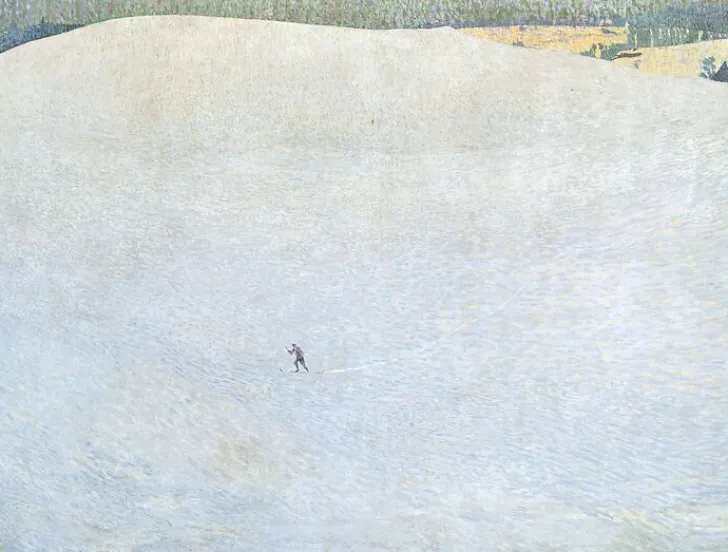 Clearance Boutiques de musées Paysage de neige (Schneelandschaft) (panneaux aluminium)