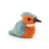 Boutiques de musées Peluches-Peluche oiseau Martin-pêcheur