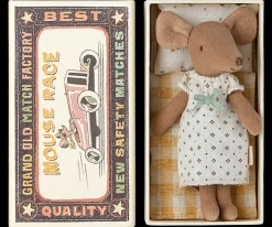 Discount Boutiques de musées Peluche souris boîte d'allumettes - blanche