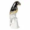 Boutiques de musées Perroquet blanc/doré en porcelaine - Pols Potten