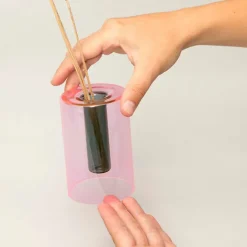 Boutiques de musées Design|Art De La Maison-Petit vase réversible Rose/vert - Block Design