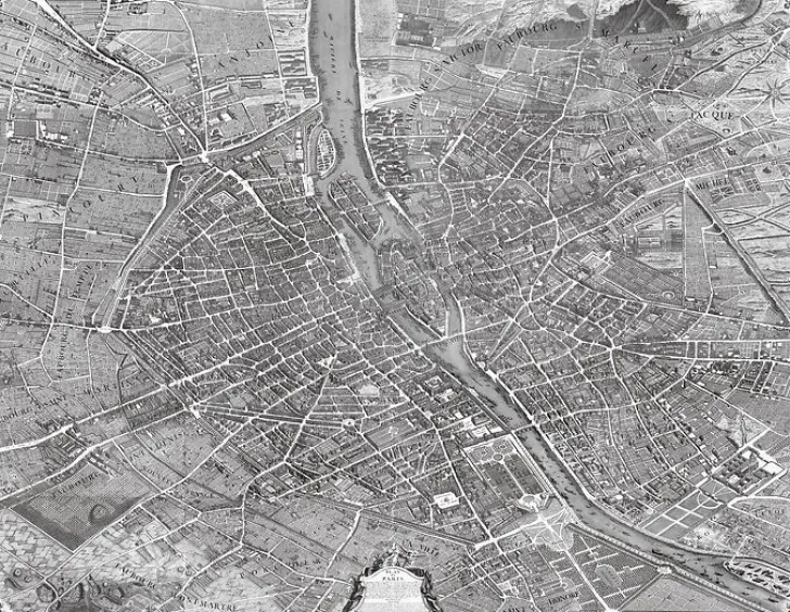 Discount Boutiques de musées Plan de Paris, dit plan de Turgot (toiles sur châssis)