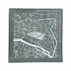 Discount Boutiques de musées Plaque de zinc Focus Paris 2e arrondissement - Toit de Paris - 12 x 12 cm