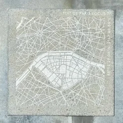 Clearance Boutiques de musées Plaque de zinc Focus Paris 7e arrondissement - Toit de Paris - 12 x 12 cm