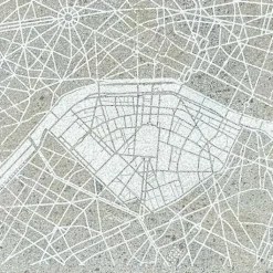 Clearance Boutiques de musées Plaque de zinc Focus Paris 7e arrondissement - Toit de Paris - 12 x 12 cm