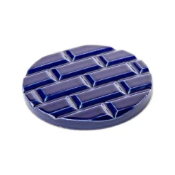 Hot Boutiques de musées Plaque Rivoli grès émaillé - ⌀ 11,5 cm - Bleu Sèvres - Déjà-vu