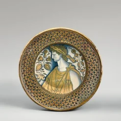 Online Boutiques de musées Plat, Buste d'empereur de profil (panneaux aluminium)