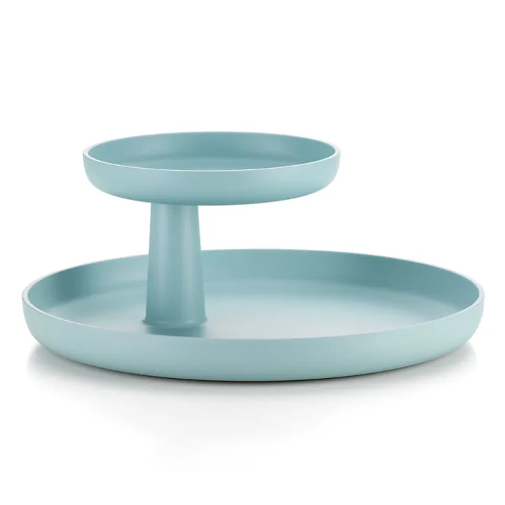 Online Boutiques de musées Plateau à étages Rotary tray Jasper Morrison - Gris bleuté - Vitra