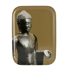 Boutiques de musées Art De La Maison-Plateau Bouddha faisant le geste de l'argumentation