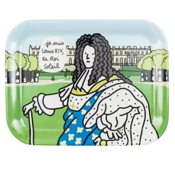 Enfant Boutiques de musées Vaisselle Enfant|Art De La Table-Plateau Je suis Louis XIV, le Roi Soleil