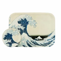 Clearance Boutiques de musées Plateau Katsushika Hokusai - La grande vague - 27x20 cm