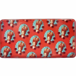 Discount Boutiques de musées Plateau rectangulaire Marie-Antoinette Pop Corail - 20 x 40 cm