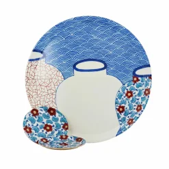 New Boutiques de musées Plateau rond 3 jarres - ⌀31 cm