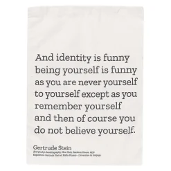 Boutiques de musées Sacs, Tote Bags-Pochon citation Gertrude Stein
