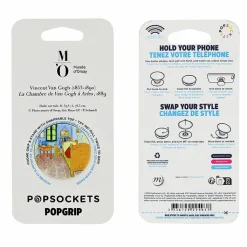 Outlet Boutiques de musées Poignée/support pour téléphone Vincent van Gogh - La chambre de Van Gogh à Arles - PopSockets