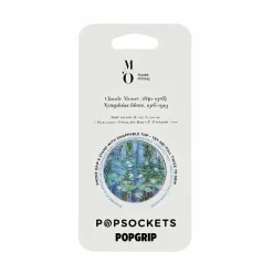 New Boutiques de musées Poignée/support pour téléphone Claude Monet - Nymphéas bleus - PopSockets