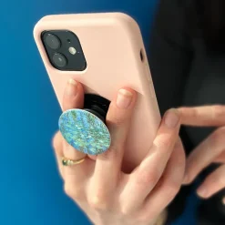 New Boutiques de musées Poignée/support pour téléphone Claude Monet - Nymphéas bleus - PopSockets