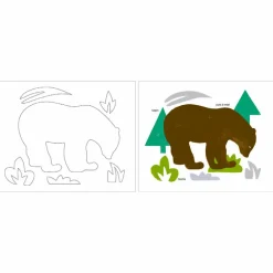 Boutiques de musées Loisirs Créatifs|Livres Jeunesse-Pompon Mes pochoirs