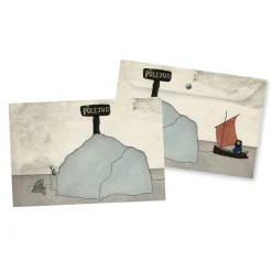 Boutiques de musées Chemises Et Sous-Chemises-Porte-documents avec bouton pression Léopold Chauveau - Le petit phoque