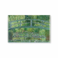 Outlet Boutiques de musées Porte-documents avec bouton pression Claude Monet - Le Bassin aux nymphéas, Harmonie verte