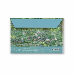 Outlet Boutiques de musées Porte-documents avec bouton pression Claude Monet - Le Bassin aux nymphéas, Harmonie verte