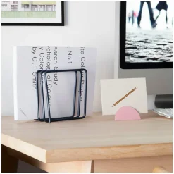 New Boutiques de musées Porte-revues en métal Gris - Block Design