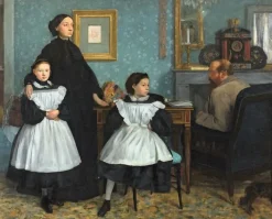 Discount Boutiques de musées Portrait de famille [dit aussi La Famille Bellelli] (détail) (panneaux aluminium)