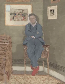 New Boutiques de musées Portrait de Félix Vallotton, dans son atelier (toiles encadrées)