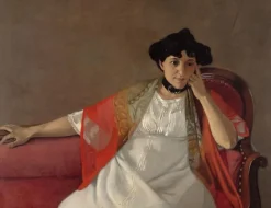 Boutiques de musées Panneaux Aluminium|Panneaux Acryliques-Portrait de la femme de l'artiste (panneaux aluminium)