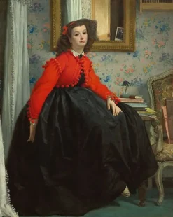 Boutiques de musées Toiles Sur Châssis|Affiches D'Art-Portrait de Mlle L.L' (détail), 1864 (toiles sur châssis)