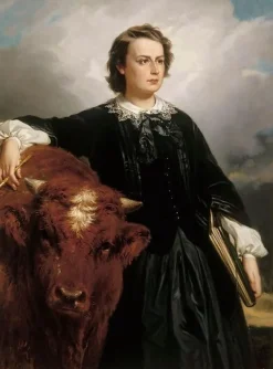 Boutiques de musées Affiches D'Art|Affiches D'Art Encadrées-Portrait de Rosa Bonheur (affiches d'art)