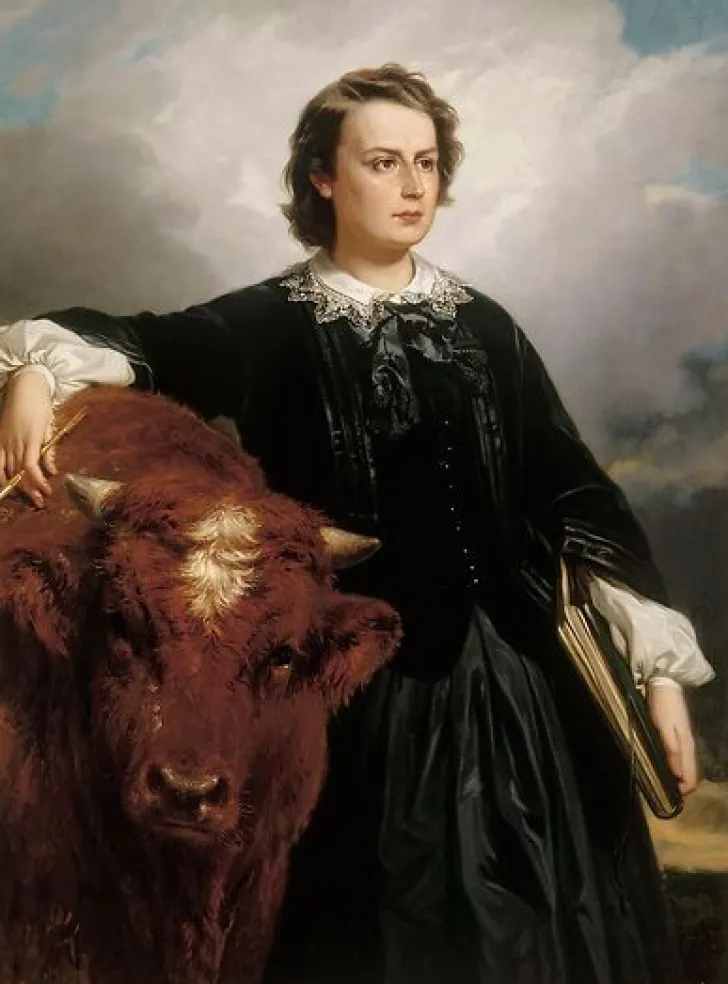Boutiques de musées Affiches D'Art|Affiches D'Art Encadrées-Portrait de Rosa Bonheur (affiches d'art)