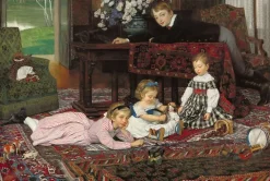 Boutiques de musées Toiles Sur Châssis|Affiches D'Art-Portrait des quatre enfants d'Émile Gaillard, 1868 (toiles sur châssis)