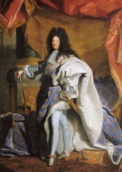Boutiques de musées Portrait en pied de Louis XIV âgé de 63 ans en grand costume royal (1638-1715) (panneaux aluminium)