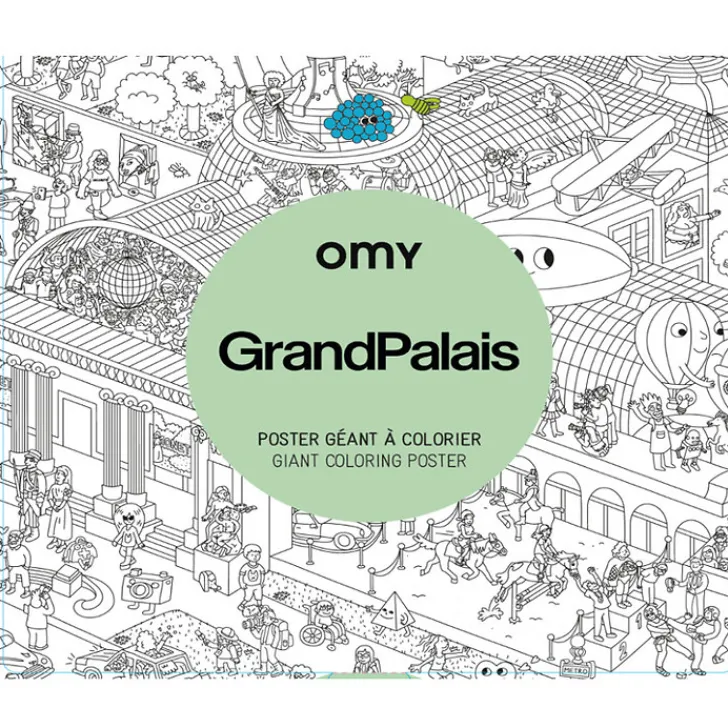 Clearance Boutiques de musées Poster géant à colorier - Grand Palais