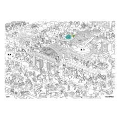 Clearance Boutiques de musées Poster géant à colorier - Grand Palais