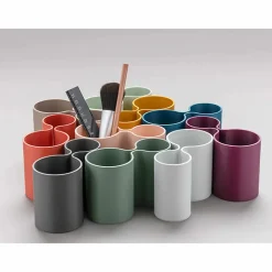 Boutiques de musées Accessoires De Bureau-Pot à crayons duo - Anthracite - bFRIENDS - Bene
