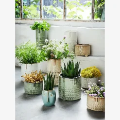 Boutiques de musées Art De La Maison-Pot de fleurs Visage Vert