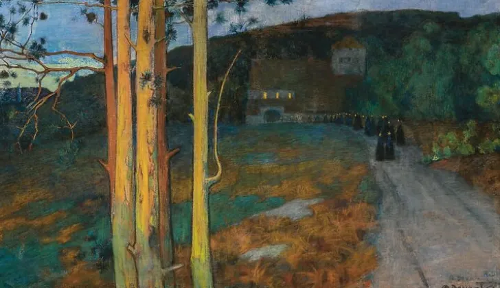 Discount Boutiques de musées Procession au crépuscule (détail) (panneaux aluminium)