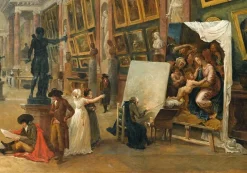 Discount Boutiques de musées Projet d'aménagement de la Grande Galerie du Louvre en 1796 (panneaux acryliques)