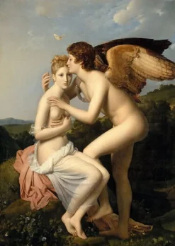 Boutiques de musées Panneaux Aluminium|Toiles Encadrées-Psyché et l'Amour, dit aussi Psyché recevant le premier baiser de l'Amour (panneaux aluminium)