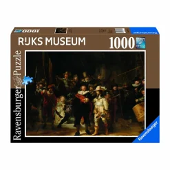 Online Boutiques de musées Puzzle 1 000 pièces Rembrandt - La ronde de nuit - Ravensburger et Rijks Museum