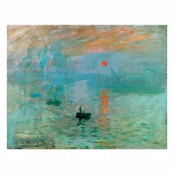 Boutiques de musées Loisirs Créatifs|Jeux-Puzzle d'art en bois 350 pièces Claude Monet - Impression, soleil levant