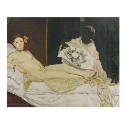 Discount Boutiques de musées Reproduction Édouard Manet - Olympia, 1863 - 24x30cm