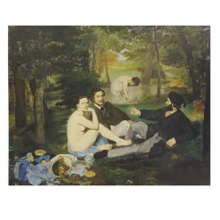 Best Boutiques de musées Reproduction Édouard Manet - Le Déjeuner sur l'herbe, 1863 - 24x30cm