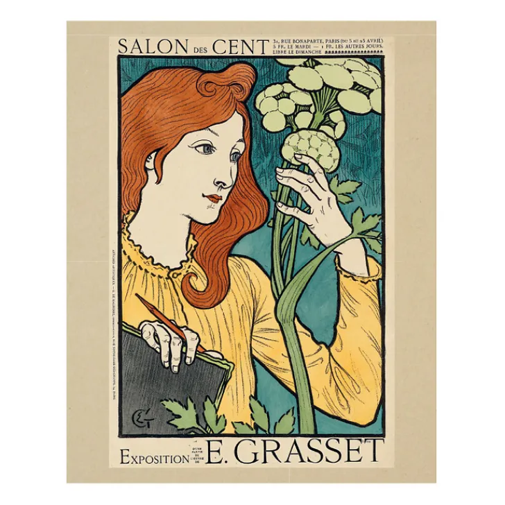Outlet Boutiques de musées Reproduction Eugène Grasset - Salon des Cent, 1894