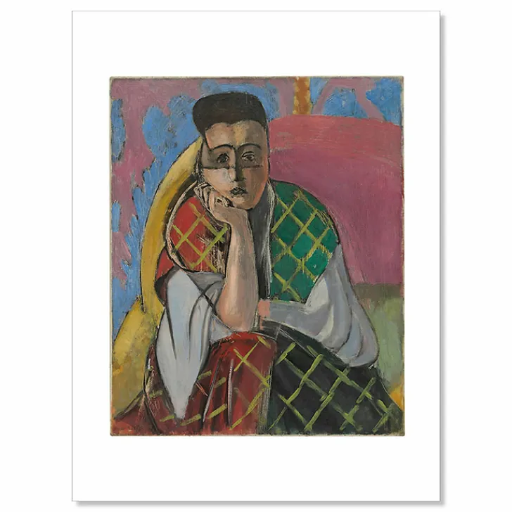 New Boutiques de musées Reproduction Henri Matisse - Femme à la voilette, 1927 - 30 x 40 cm