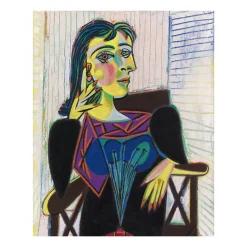 Boutiques de musées Affiches Et Reproductions-Reproduction Pablo Picasso - Portrait de Dora Maar, 1937 - 24x30cm