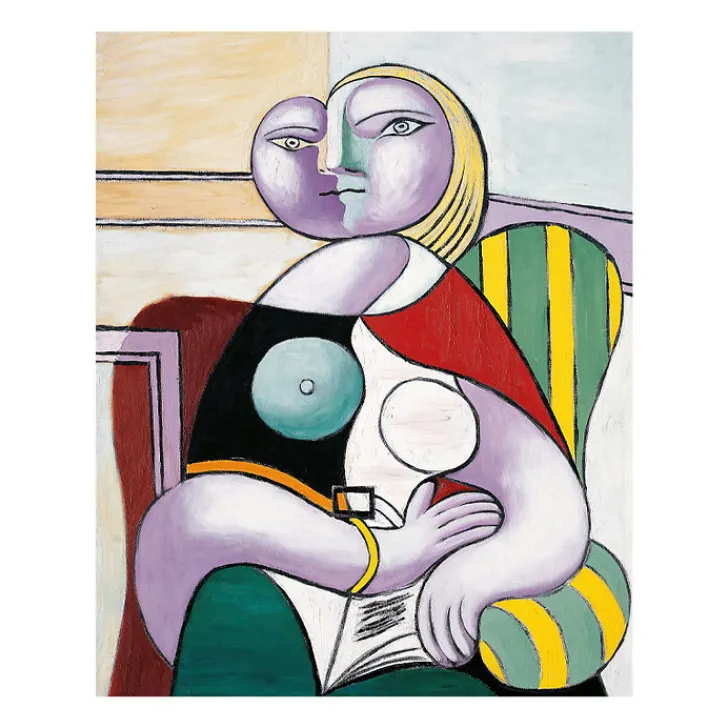 Sale Boutiques de musées Reproduction Pablo Picasso - La lecture, 1932 - 24x30cm