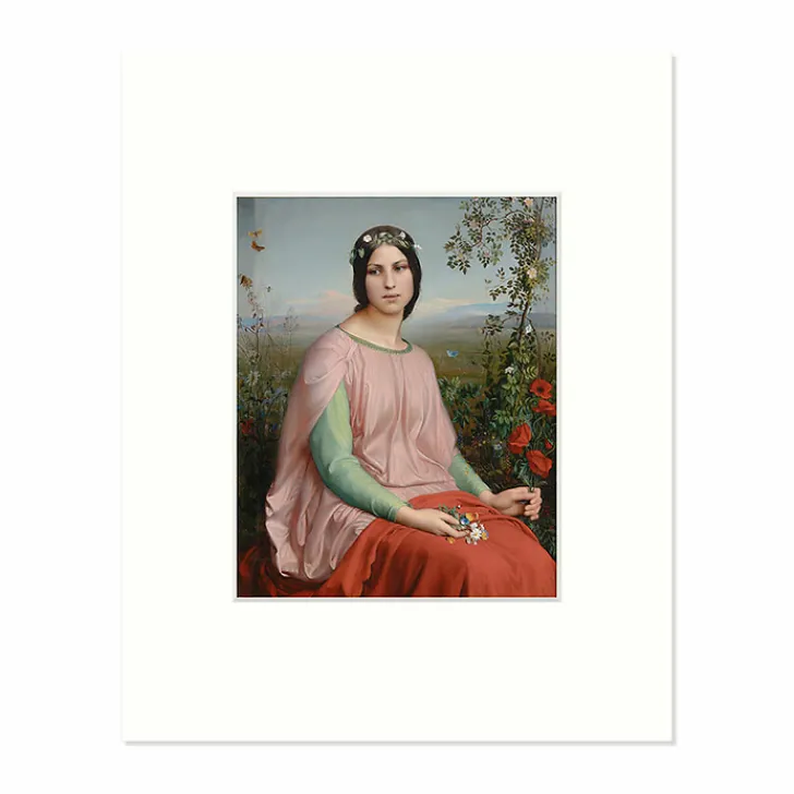 Boutiques de musées Affiches Et Reproductions-Reproduction sous Marie-Louise Louis Janmot - Fleur des champs, 1845